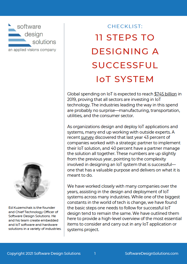 Designing a Successful IoT System document cover